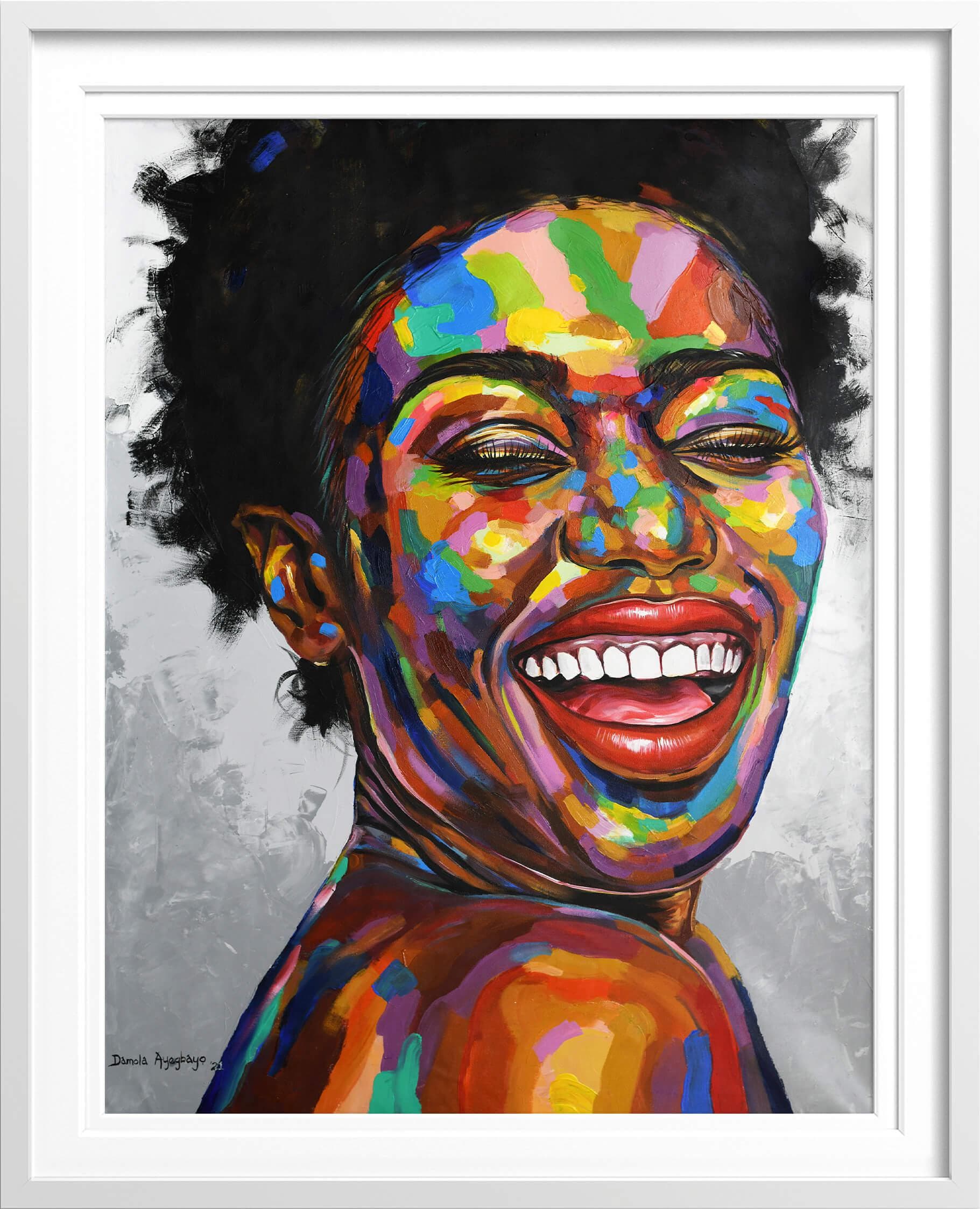 Damola Ayegbayo Digital Print S - 12x15inch / White Celebrate Life 13