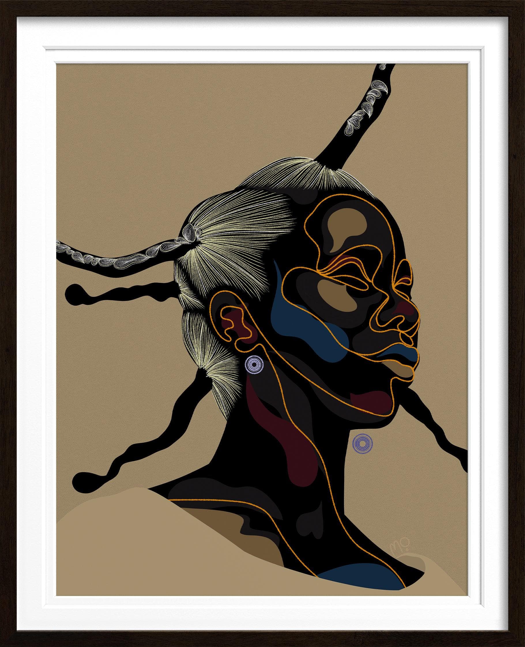 Contemporary Black Art  African and Black Culture Wall Paintings - Ivhu Art