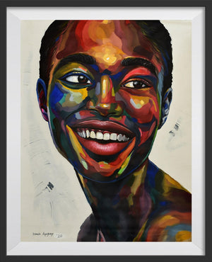 Damola Ayegbayo Digital Print S - 30x37.5cm / Oak Celebrate Life III