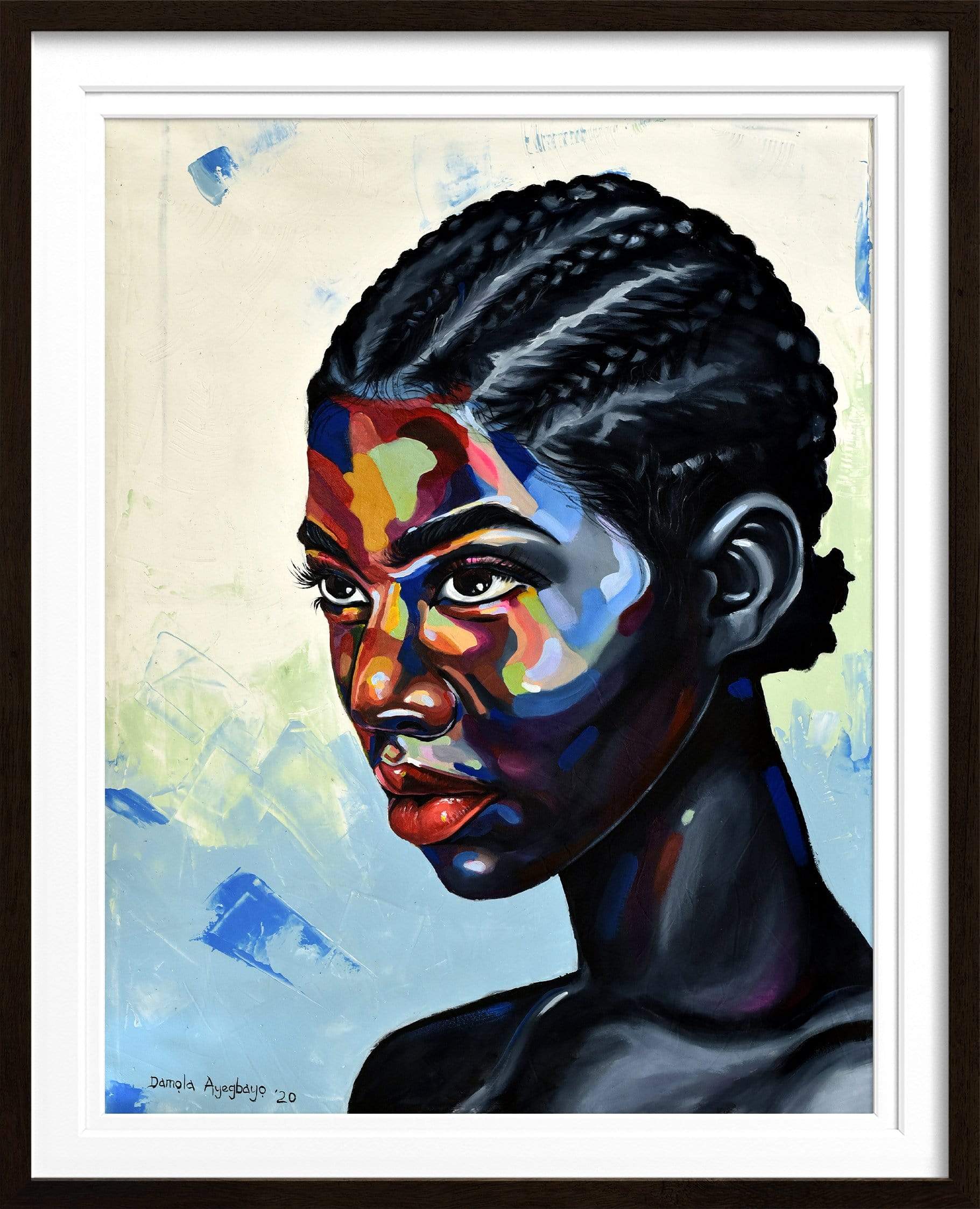 Damola Ayegbayo Digital Print S - 12x15inch / Black Looking Forward