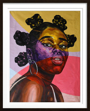 Damola Ayegbayo Digital Print S-30x37.5cm / Wenge The other side 4