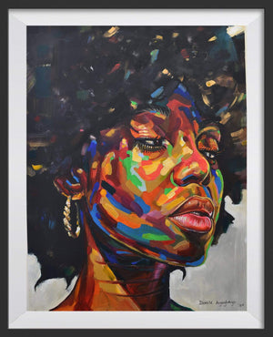 Damola Ayegbayo Digital Print Free but Hungry III