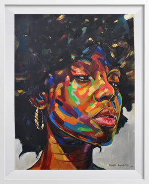 Damola Ayegbayo Digital Print Free but Hungry III