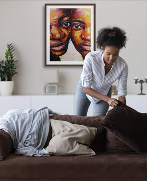 Damola Ayegbayo Digital Print S / Black Unconditional Love