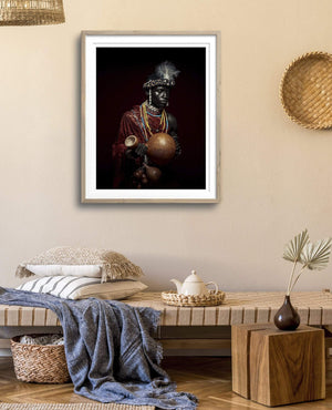 Harry Odunze Photography S - 30x37.5cm / Oak African Identity